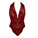 thumbnail image 4 of Gibobby Conjunto de lencería Sexy Lencería de dos piezas para mujer, sexy con encaje floral, escote en V profundo, brasier inalámbrico y tanga exótico(Vino, M), 4 of 4