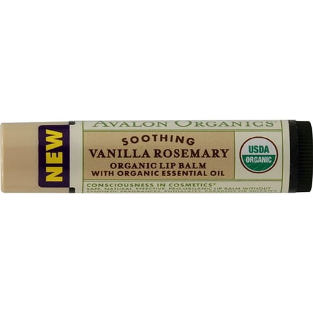 Vanille apaisante Rosemary Baume à lèvres Avalon Organics 0,15 oz Baume à lèvres