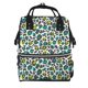 thumbnail image 1 of Easygdp Green Leopard para Bolsa de Bebé de Gran Capacidad con Múltiples Bolsillos, Bolsa de Pañales para Padres, Bolsa de Viaje Organizada y Elegante, 1 of 6