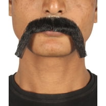 HPO Men's Fake Mustaches for Adult, Stylish Moustache Set, Black Color Cosplay Facial Hair