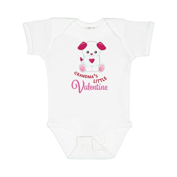 Inktastic Grandma's Little Valentine Boys or Girls Baby Bodysuit