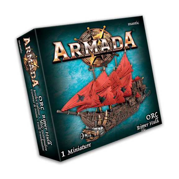 Kings of War: Armada Orc Ripper Hulk XL Ship