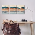 thumbnail image 2 of Stupell Industries Modern Landscape Reflection Flying Birds Over Lake Graphic Art Gallery Wrapped Canvas Print Wall Art, Set of 3, Design by JJ Design House LLC, 2 of 6
