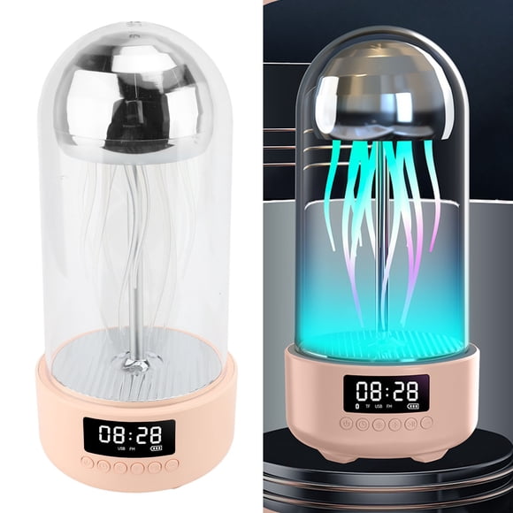 Jellyfish Lamp Speaker with 7 Color Lights Premium Stereo Sound, 5.0 Technology, Multi Functional Ambient Lighting & Speaker for Bedroom, Fun Parties, Night Light