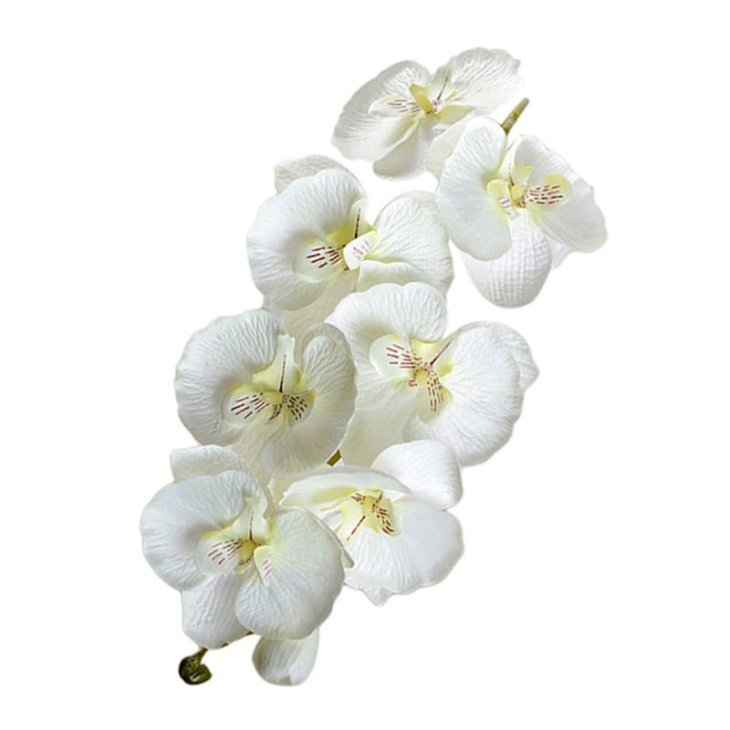 Flower Home Phalaenopsis Bouquets Fake Flowers Orchid Butterfly Artificial Decor