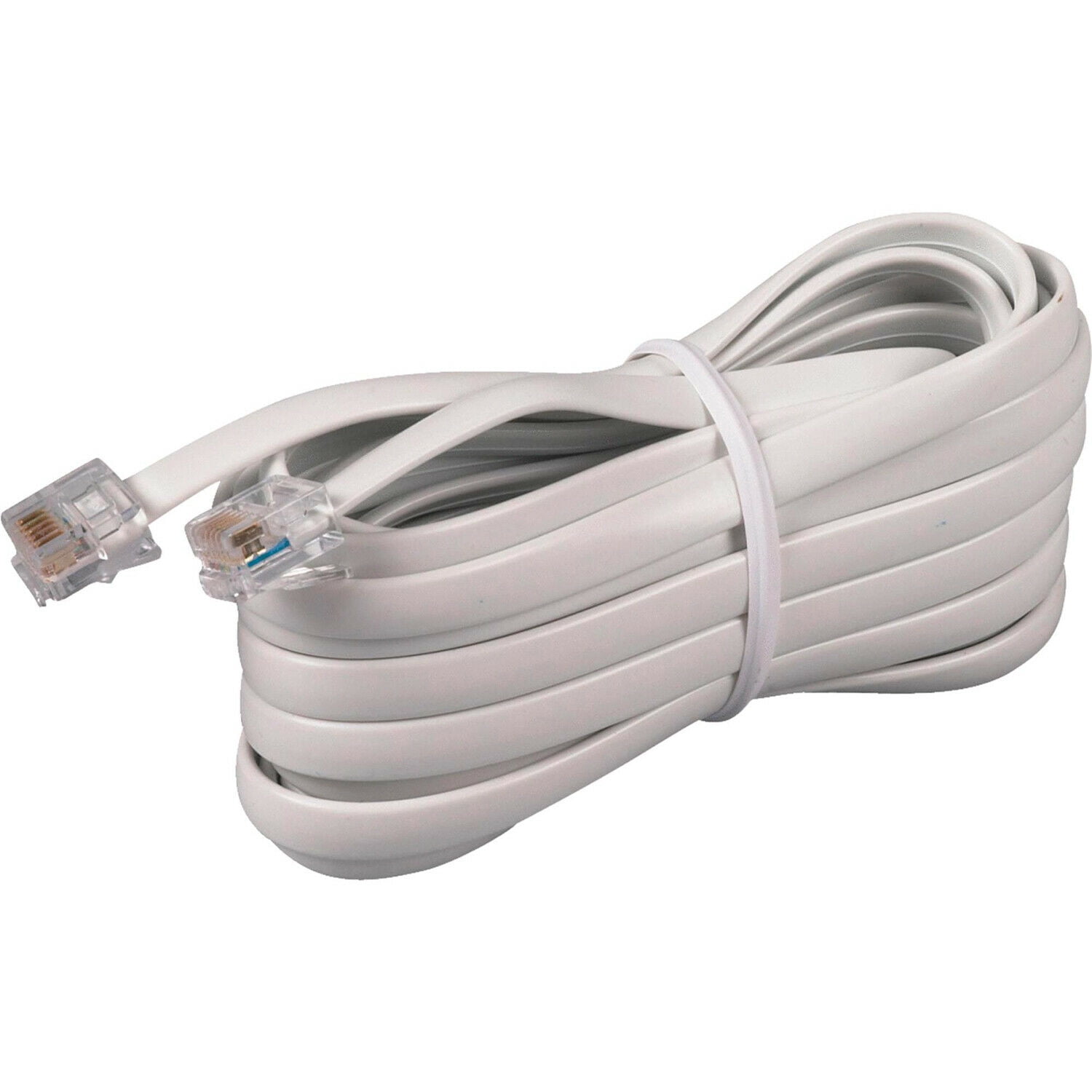 RCA 15 Ft. Phone Line Cord White