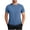 Blue, variant on Men Tshirt Mens T-Shirts Short Sleeve Curved Hem Lightweight Moisture Wicking Cooling Cotton Blend Casual Crewneck Tee Shirts(Light Blue,L)