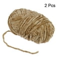 thumbnail image 3 of Super Bulky Polyester Light Khaki Velvet Chenille Yarn, 87 Yards, 3 of 7