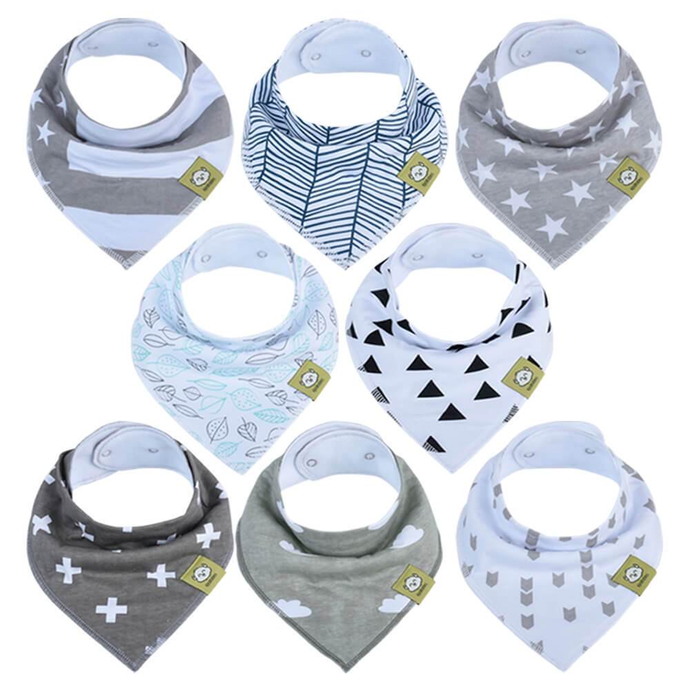 Baby Bandana Drool Bibs Bandana Bibs for Boys, Girls by KeaBabies