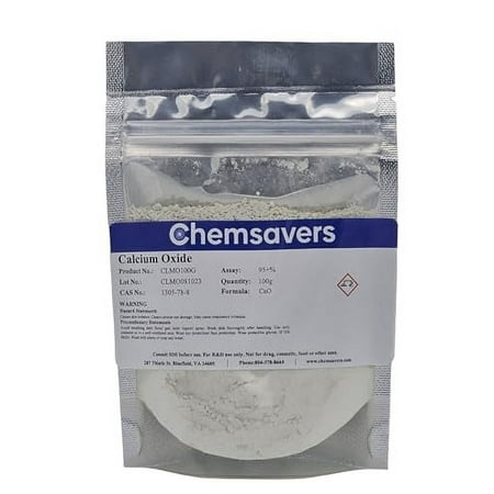 Calcium Oxide (Quicklime), 95+%, 100g