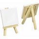 thumbnail image 3 of Juego De Mini Caballetes Y Lienzos De 10 Piezas 10x10cm Blanco, 3 of 5