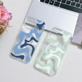 thumbnail image 3 of Designed for Magnetic iPhone 14 Pro Phone Case [Compatible with MagSafe], Cute Art Wavy Painted for Women, Soft TPU Edge PC Back Protective Shockproof Phone Case-Blue (iPhone 14 Pro), 3 of 9