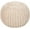 Ivory, variant on · REDEARTH · Round Pouf Ottoman - Cable Knitted Boho Poof - Home Décor Cord Pouffe Handmade Circular Footrest for Living Room - Bedroom - Kids Bedroom - 100% Cotton Pouf (18" x 18" x 14") - Ivory