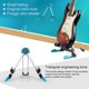thumbnail image 3 of Yuarrent Soporte ajustable para guitarra de suelo, trípode plegable, soporte para guitarras acústicas, estante para bajos con marco en A, Accesorios para instrumentos musicales Negro, 3 of 6