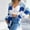 Blue, variant on Idoravan Cardigans for Women Spring Women's Fashion Autumn Winter Stripes Long Sleeve Cardigan Sweater Coat Tops