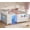 White-Full, variant on Afuhokles Low Loft Bed Full Size with 7 Storage Drawers, Bookcase and LED Lights, Metal Loft Bed, White