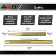 thumbnail image 2 of ABN Brass Drift Punch Set - 2pc Non-Marring Brass Chisel Punch for Mechanics, 2 of 2