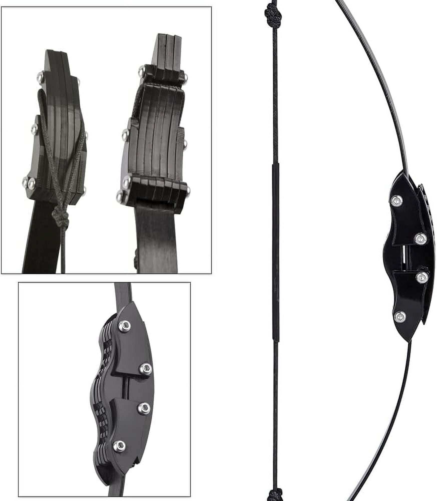 Mini Recurve Bow Set Mini Hunting Metal Material Bow for Right Hand Left Hand Hunting Shooting Practice