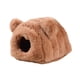 thumbnail image 2 of Cama para hámster, nido para dormir, adorable hábitat semicerrado y lavable. Marrón, 2 of 7