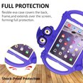 thumbnail image 5 of Allytech Kids Case for Apple iPad 9.7 2018/2017 6th 5th Generation, iPad Air 1 2, iPad Pro 9.7, Soft EVA Rubber Handle Stand Full Protection Shock-Absorbing Kids Toddler Children Friendly, Purple, 5 of 5