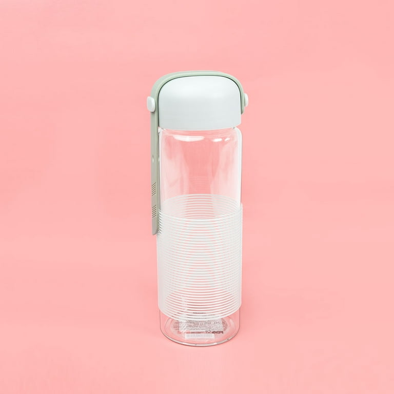 MINISO Glass Water Bottle  Glass water bottle, Beauty essentials, Bottle