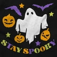 thumbnail image 2 of Halloween Stay Spooky Ghost Pumpkins Men's Graphic T Shirt Tees Brisco Brands S, 2 of 6