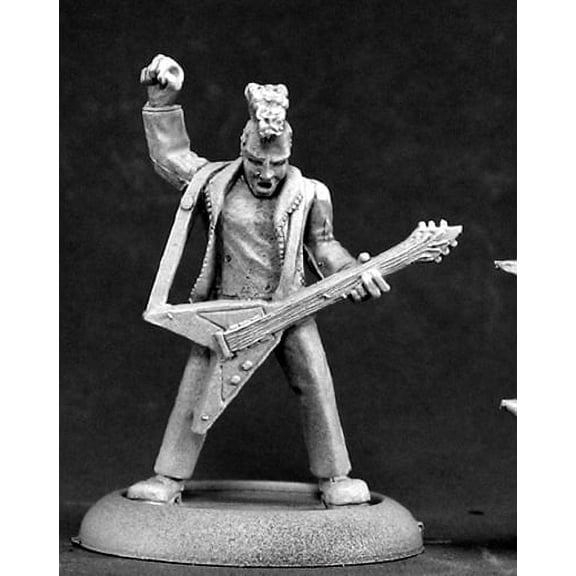 Reaper Miniatures Sid, Rock Star #50055 Chronoscope Unpainted RPG D&D Figure