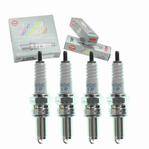 4 pc NGK 4286 Laser Iridium Spark Plugs for 09482-00556 Ignition Wire Secondary