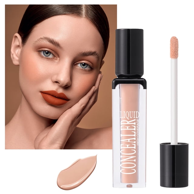 Beauty Concealer Oil Control Foundation Creams Foundation Creams Foundation 6 Colors Concealer Long Lasting No Makeup Liquid Foundation, Concealer for Women
