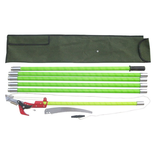 INTBUYING 19 Foot Tree Pole Pruner Tree Saw High Branch Gardening Scissors