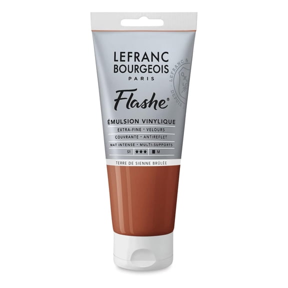 Lefranc & Bourgeois Flashe Vinyl Paint - Burnt Sienna, 80 ml