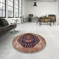 thumbnail image 4 of Ahgly Company Machine Washable Indoor Rectangle Industrial Modern Camel Brown Area Rugs, 8' x 10', 4 of 7