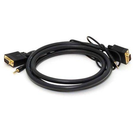 UPC: 0844660005575 | Monoprice CPU Cord SVGA/3.5mm Stereo M to M 6ft 557