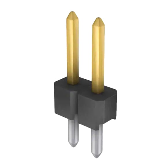 Pack of 5 961102-6404-AR Connector Header Through Hole 2 position 0.100 (2.54mm) :RoHS