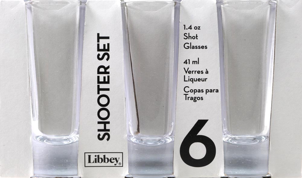 Libbey Shot Glasses Set Of 6 Com