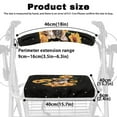 thumbnail image 6 of COEQINE Sunflower Pug Medical Products Rollator Walker Seat & Back Cover Protective Rollator Seat Covers for Women Rollator Walker Accessories for Women Gifts for Women Friends, 6 of 7