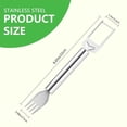 thumbnail image 2 of Weloille Stainless Steel Watermelon Fork 1 Piece, Food Grade Material Sharp Edge Reusable Rust Proof, Multifunctional Fruit Cutting Slicer Tool, for Home Kitchen Party Picnic Fruit Cutting, 2 of 8
