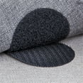 thumbnail image 6 of 50PCS Double Sided Hook Tape Sofa Cushion Fasteners, Reusable Carpet Grippers for Rugs, Non-Slip Rug Pads for Home Use, PVC Black, 6 of 9