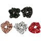 thumbnail image 4 of 5 unids Diseño de puntos grandes Bandas para el cabello Soft Hair Scrunchies Accesorios para el cabello, 4 of 6
