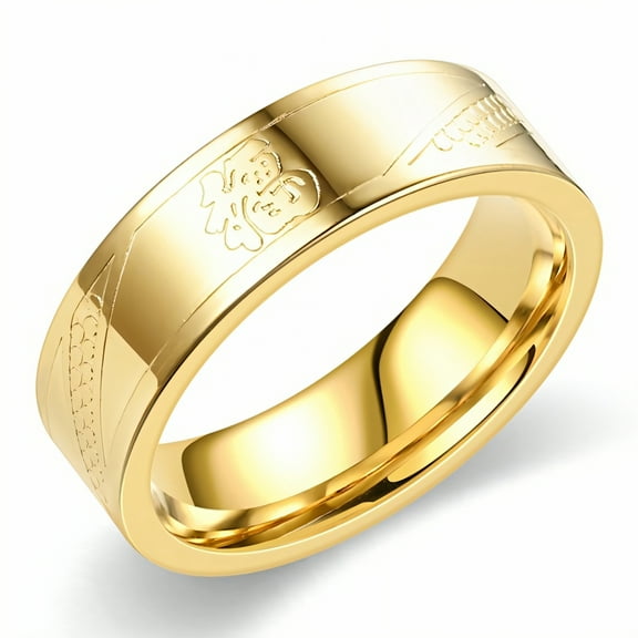 DESIGNICE Gold Rings for Women,Skin-Conforming Dainty Rings for Women,Balanced Structure Tarnish Free Gold Rings,Gold1 Plated