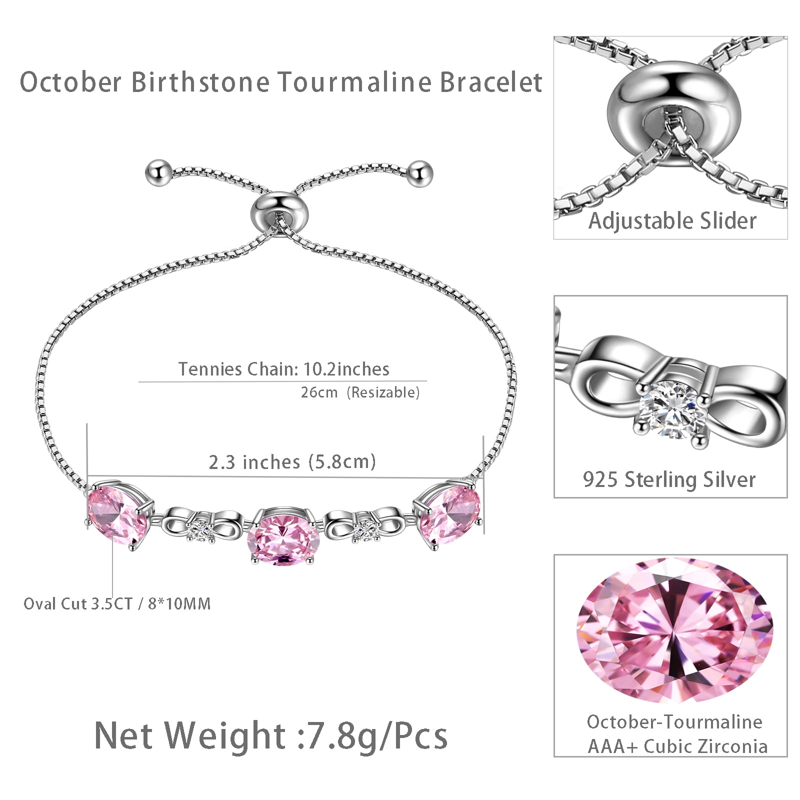 Pandora october birthstone bracelet discount