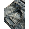 thumbnail image 4 of Fashion Mens Ripped Jeans Destroyed Slim Fit Straight Casual Washed Vintage Pants with Holes, 4 of 5