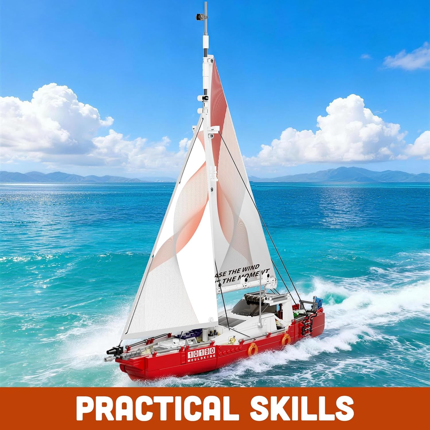 Modern Sailboat Building Kits, Ocean Explorer Boat Model, House Decor Gift