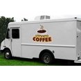 thumbnail image 4 of Fresh HOT Coffee 12" Concession Decal Sign cart Trailer Stand Sticker Equipment, 4 of 4