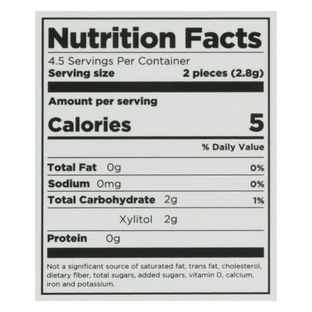 PUR Gum, Aspartame Free Spearmint Gum, 9pcs, 12ct