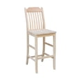 thumbnail image 4 of Mission Natural Wood Bar height Stool - 30" Seat Height, 4 of 7