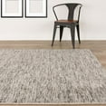 thumbnail image 2 of Addison Rugs Addison Villager Textured Solid Wool and Viscose Area Rug 5' x 7'6" - Black, 2 of 8