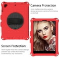 thumbnail image 6 of iPad 9.7 2018/2017 Case with Screen Protector, Dteck iPad 6th Gen / iPad 5th Gen / iPad Air 9.7 / iPad Pro 9.7 Case, Heavy Duty Shockproof Case with 360 Rotating Kickstand Shoulder Strap, Red+Black, 6 of 7