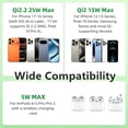 thumbnail image 3 of Magnetic Wireless Charger,25W Fast Charging Wireless Charging Pad Compatible with iPhone 17/16/15/14/13Pro Plus,Max & AirPods 4/3 Pro Portable Wireless Charger,Black, 3 of 11