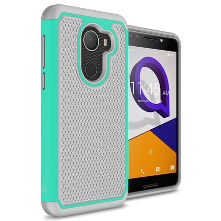 Mobile Phone Case Cover - coveron alcatel a30 plus / t-mobile revvl / a30 fierce case, hexaguard series hard phone cover